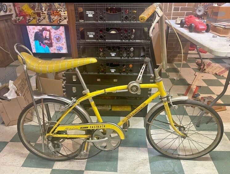 6. Kool Lemon Yellow 1972 Schwinn Fastback Stingray fastback Bicycle