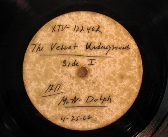 9. Velvet Underground and Nico Demo Acetate