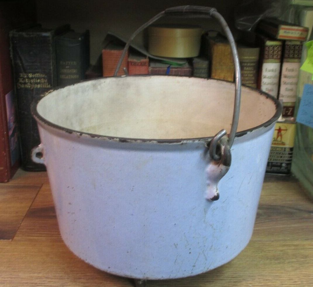 Antique cauldron kettle