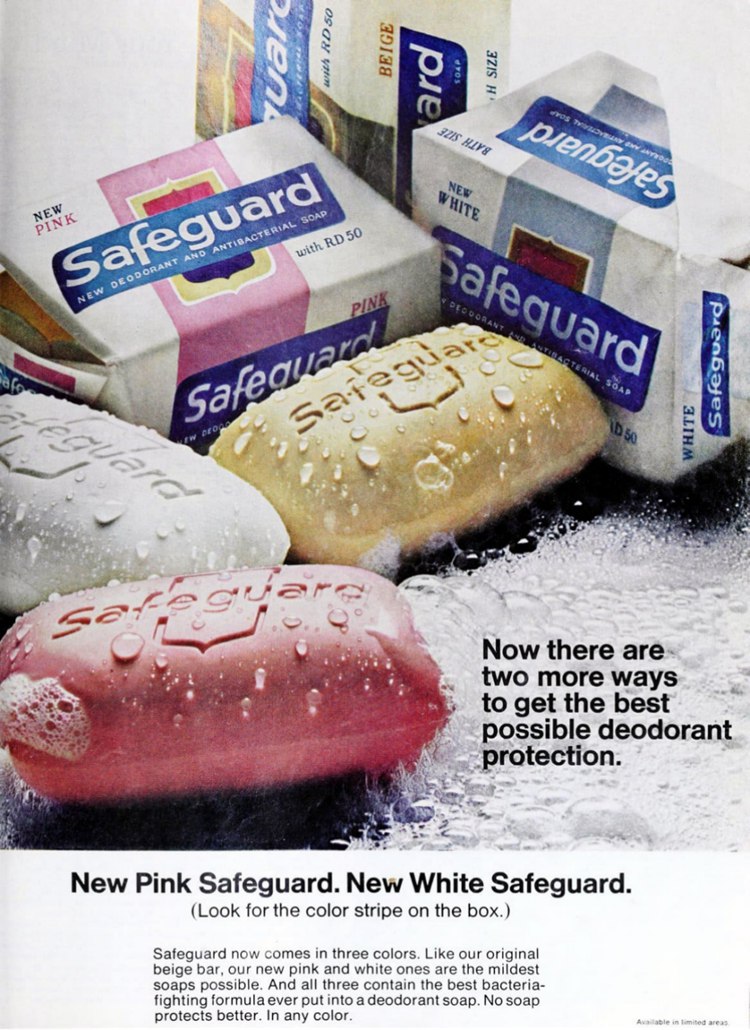 New Pink Safeguard, New White Safeguard. (1967)