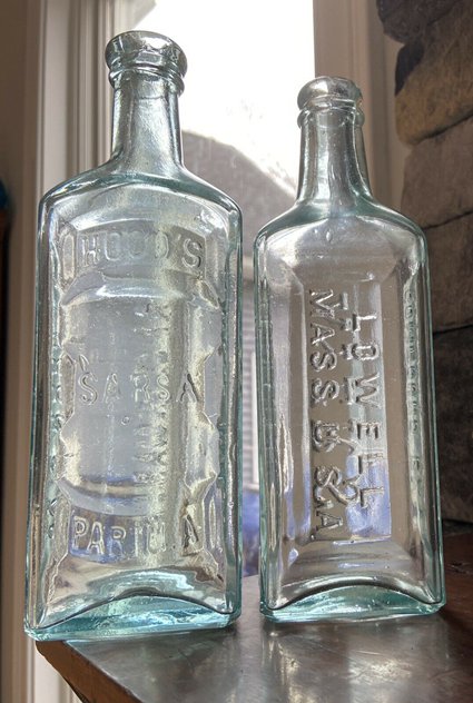 Sarsaparilla medicine bottles