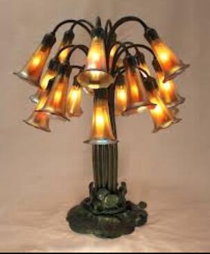 9.Tiffany Studios Eighteen-light “Lily” Table Lamp