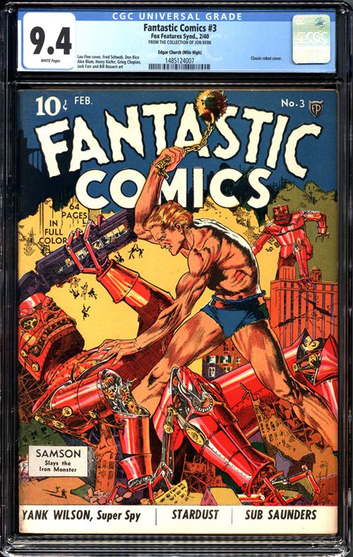 2.Fantastic Comics No. 3
