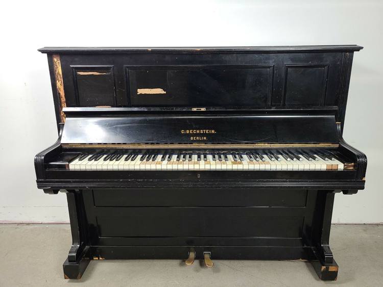 C. Bechstein Upright Piano (38195) Berlin Model IV, 1895, Ebonised finish