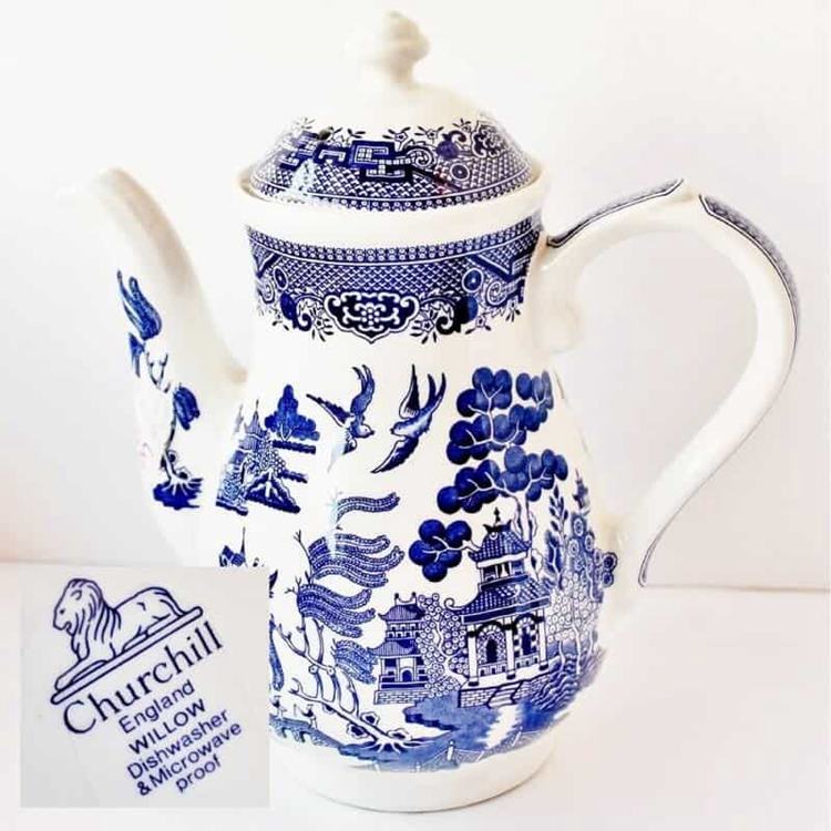 Churchill England Blue Willow China