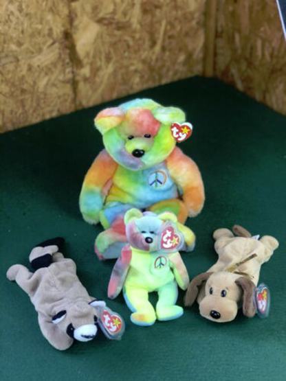 Peace Bear, Ringo the Raccoon, and Bones the Dog Combo, $159,000