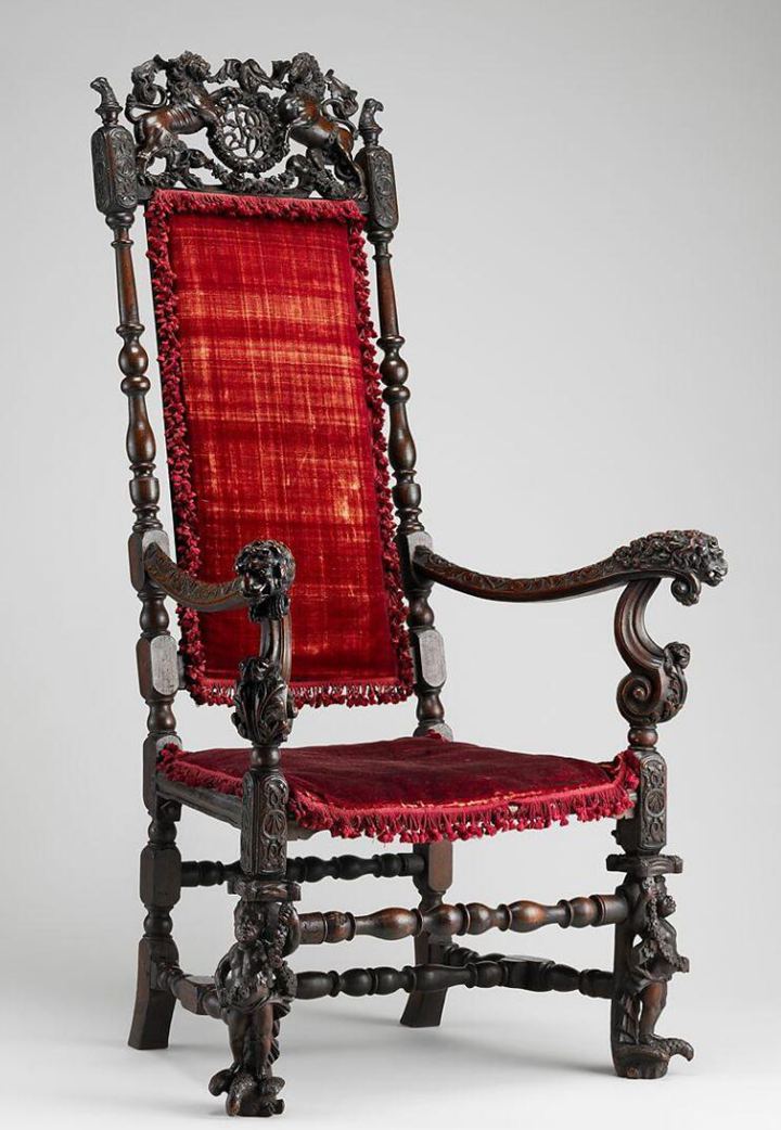 The Carolean or Restoration style chair