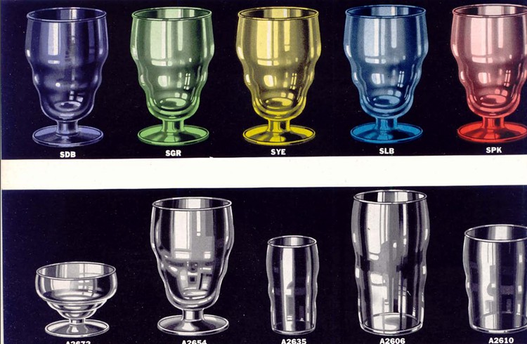 1933 Safedge Glassware