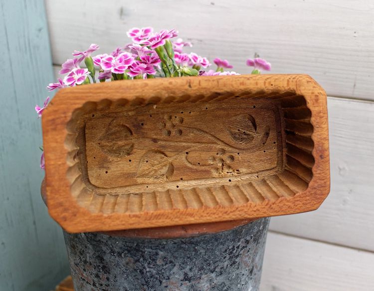 French Antique WOODEN Butter Mould (Mold)