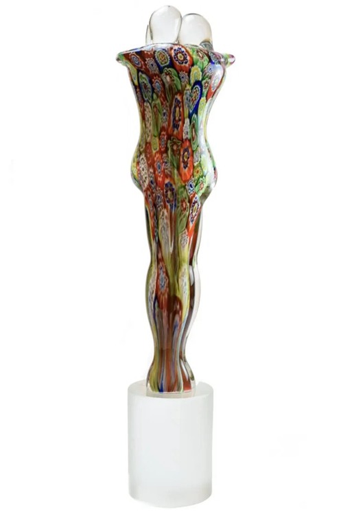 Murano glass Sculpture sommersa Lovers Signed Price