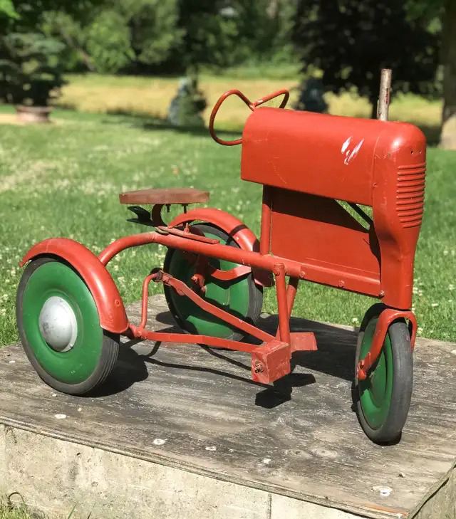 Vintage Antique Pedal Tractor