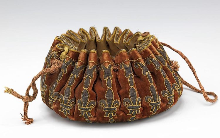 17th century French gaming purse
