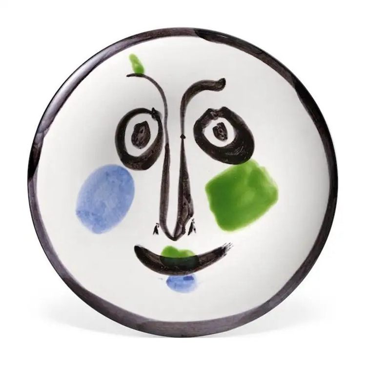 A Picasso illustrated face plate