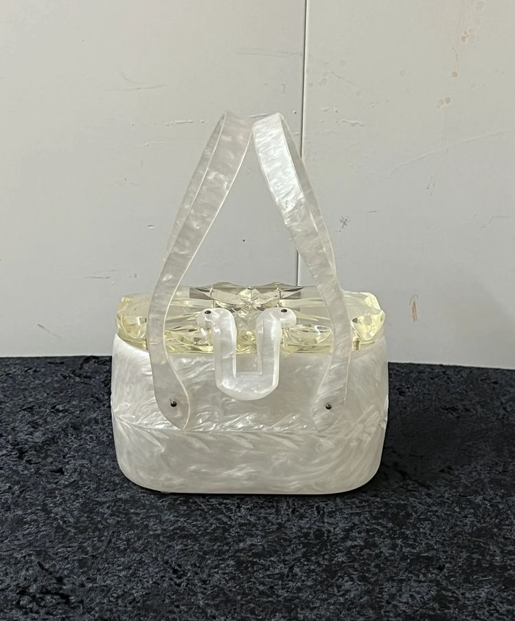 A Vintage Lucite Purse