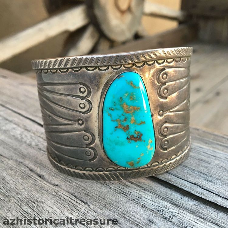 Ambrose Roanhorse Turquoise Cuff bracelet