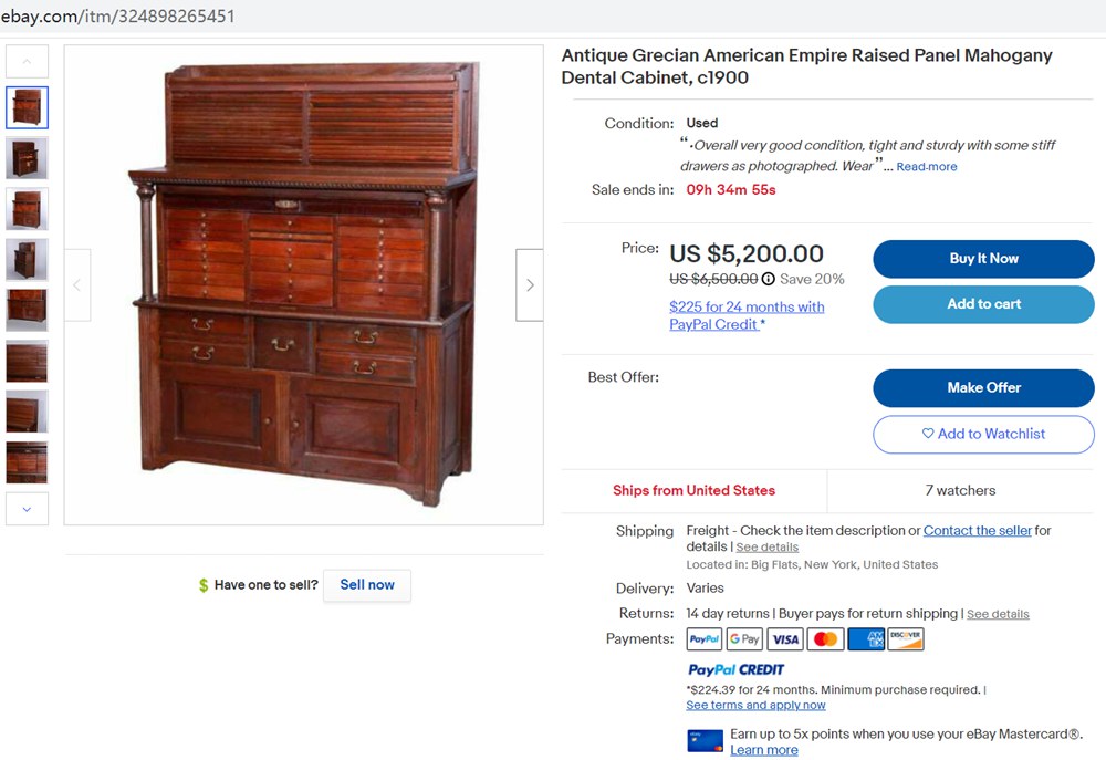 25 Antique Dental Cabinet Styles Value Guide