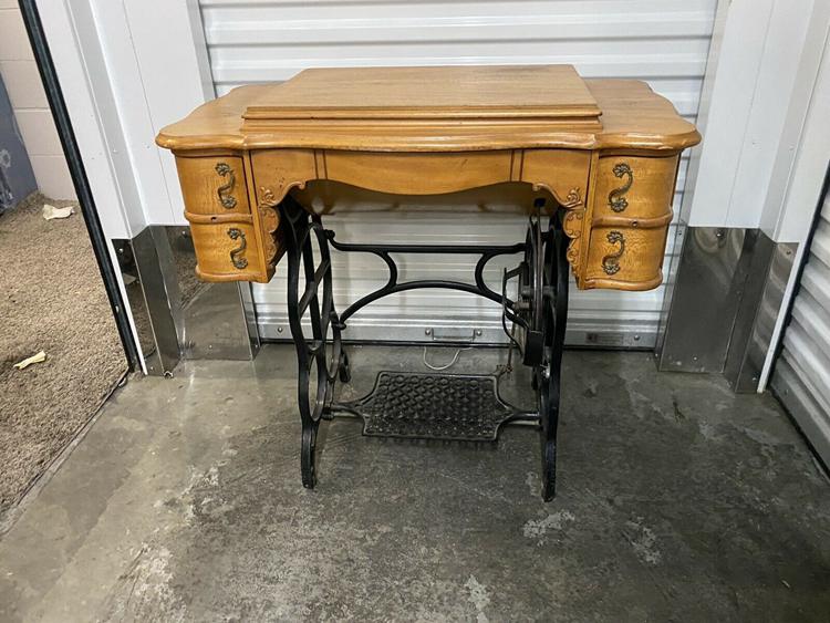 Davis Treadle Sewing Machine Table