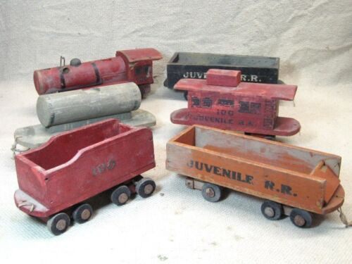 Juvenile R.R. Wooden Toy Train