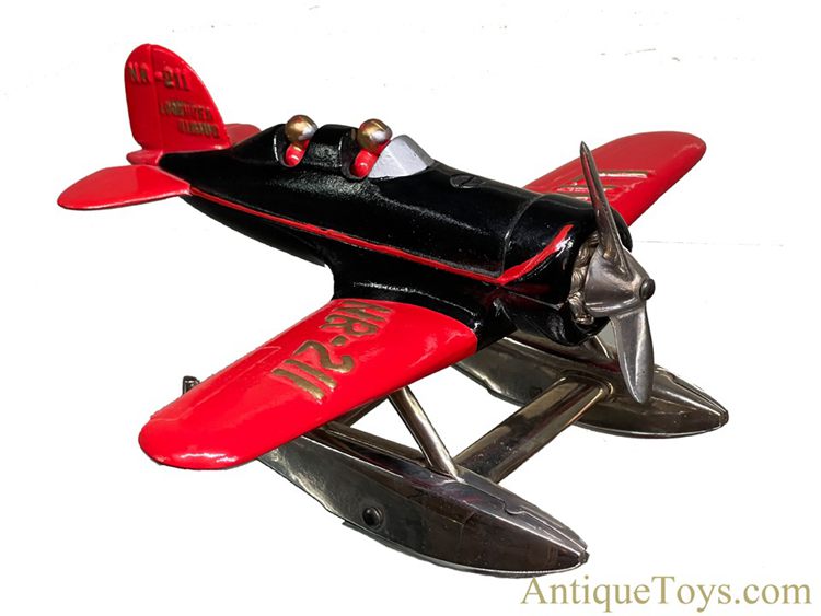 Limited Edition Hubley Cast Iron “Lindy” Lockheed Sirius Seaplane