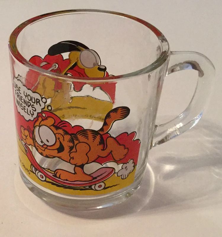 McDonald's Garfield Cups 1978