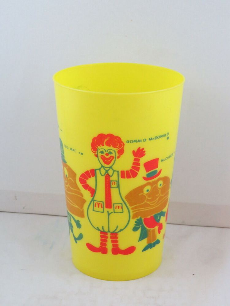 McDonald's Glass featuring the entire McDonald Gang 1970s