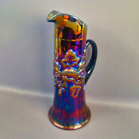 Millersburg Morning Glory Pitcher in Amethyst