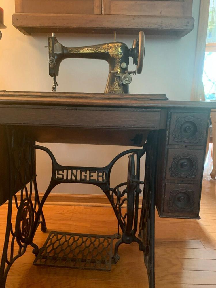 Model-27 Singer Sewing Machine Table