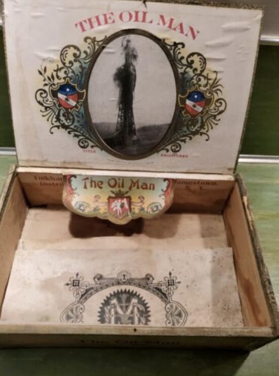Oil Man cigar box