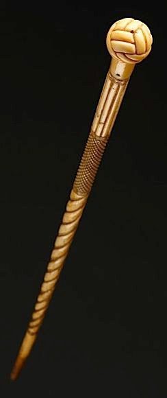 SHIP CAPTAIN AND SAILORS CANE