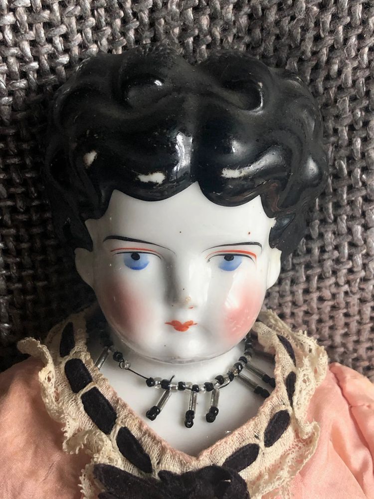 Stunning Antique China Head Doll (circa 1875) - $466.80 (Etsy)