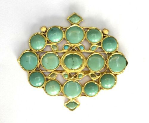Turquoise Pendant Amulet Necklace