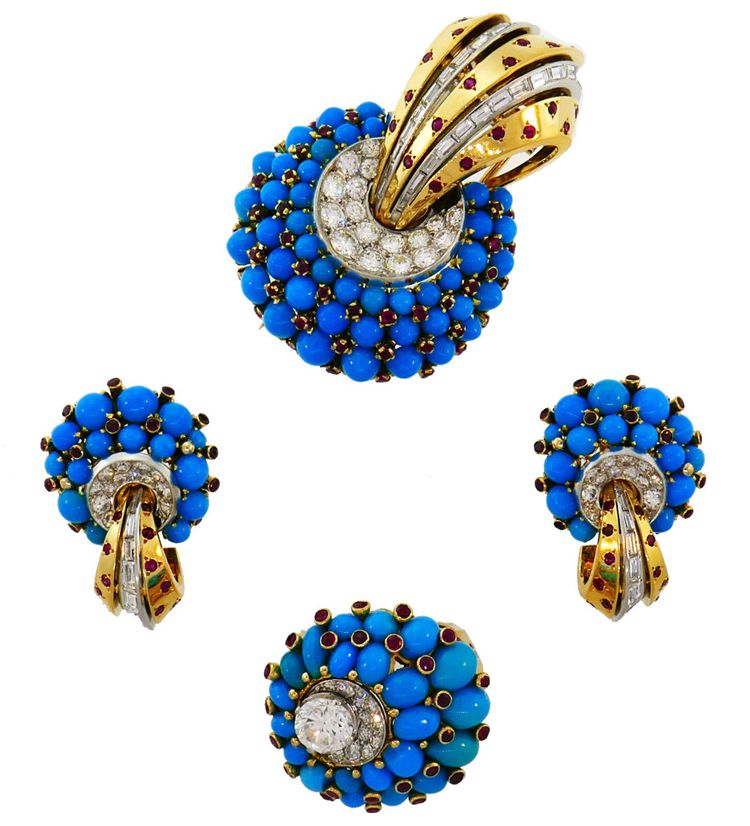 Turquoise Ring Earrings