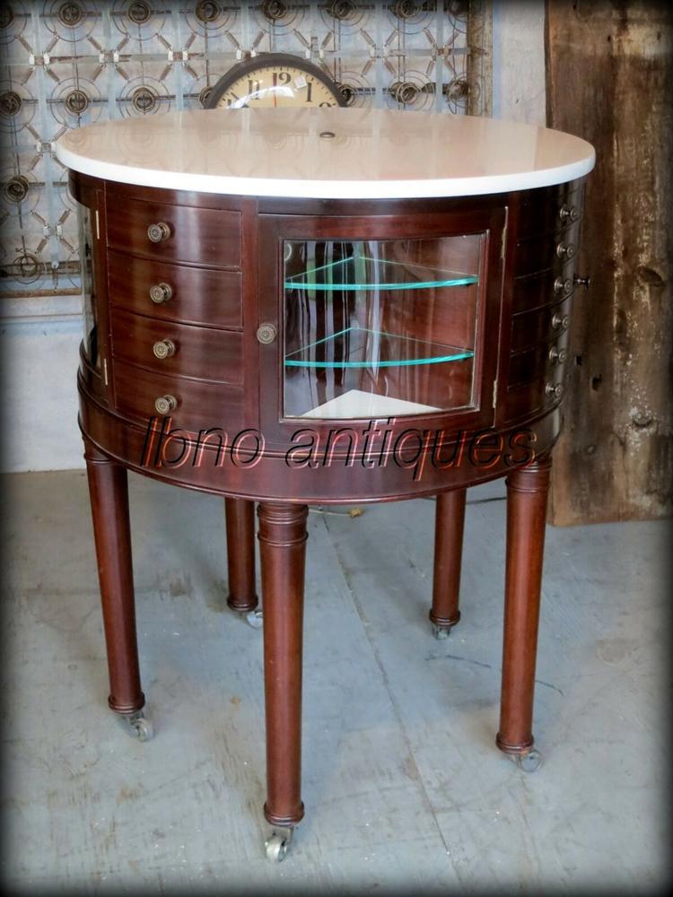 Victorian Revolving Dental Cabinet