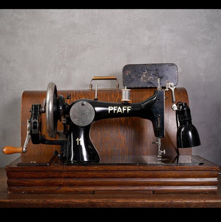 Pfaff North America - Awesome vintage PFAFF machine! #Regrann from  @salvaged_selvage - This is the machine behind my sewing projects.  Purchased in 1989, this Cold War era sewing machine has a stamp