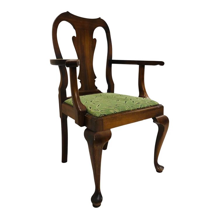 Antique Queen Anne Arm Chair