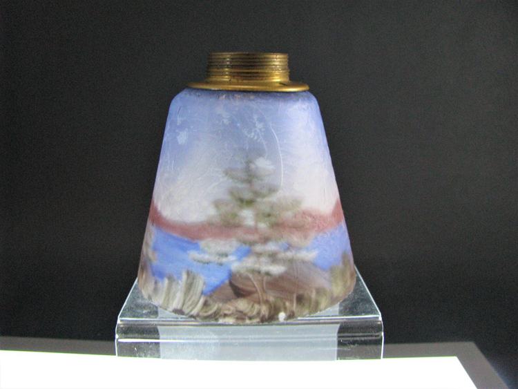 Painted Handel Glass Lamp Shade