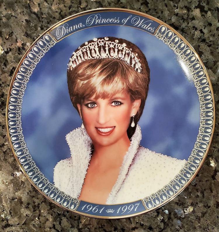 Plates Featuring the Late Princess Diana