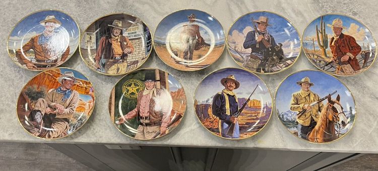 Plates with John Wayne’s Face