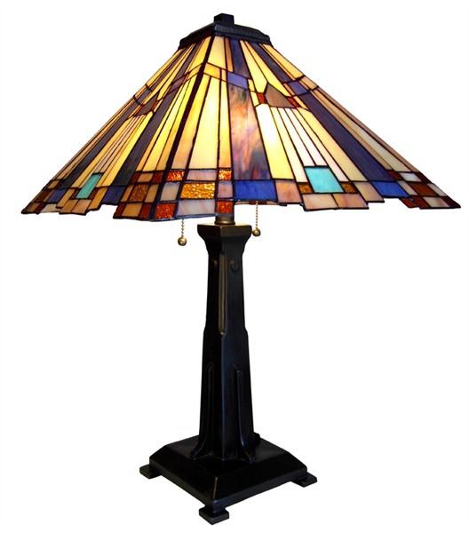 The Geometric Tiffany Glass Lamp Shade
