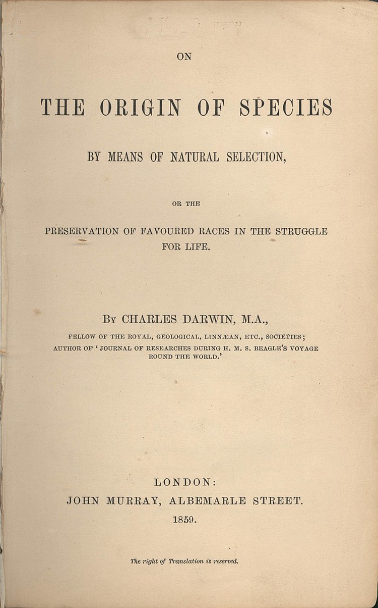 Title page of the 1859 edition