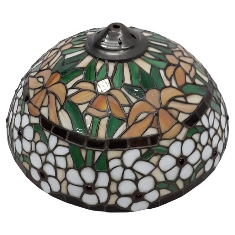 Victorian Art Glass Lamp Shade