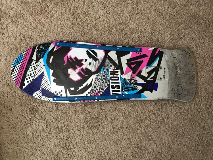 Vintage 1986 Vision Mark Gonzales Skateboard