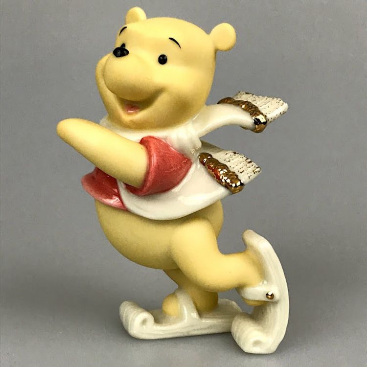 Winnie the Pooh Winter Skating Figurine by Lenox