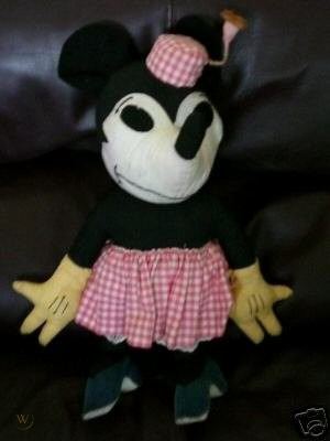 1930s Vintage Disney Minnie Mouse Stuffed Doll