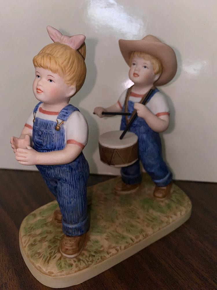 Homco “Fourth of July” Denim Days Figurine