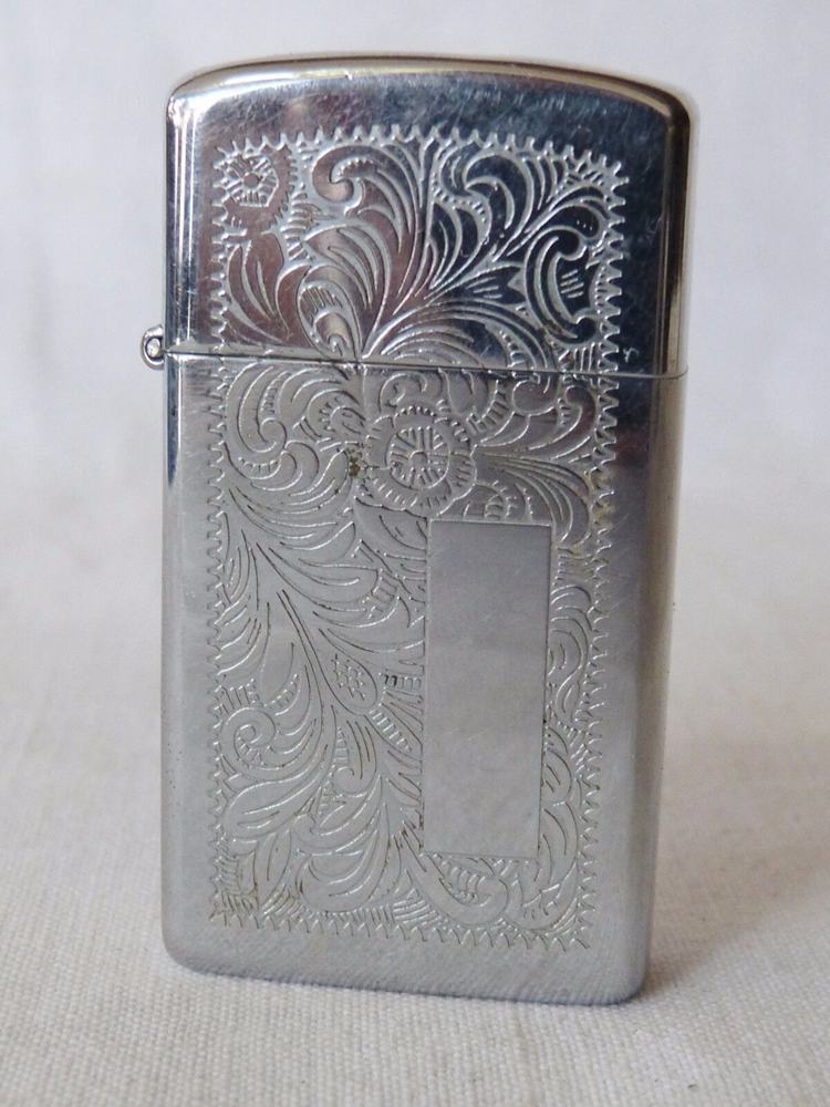 Slim Zippo Lighter Venetian Design