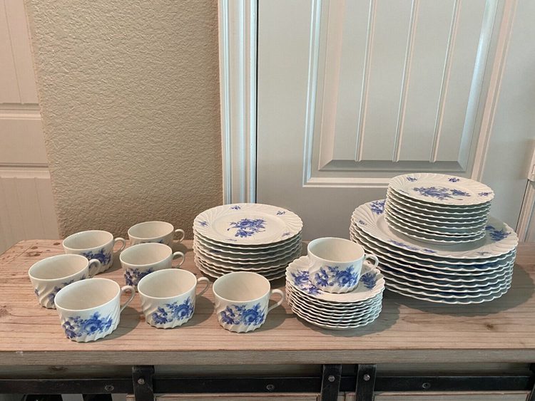 Strasbourg Blue Floral Haviland China Pattern