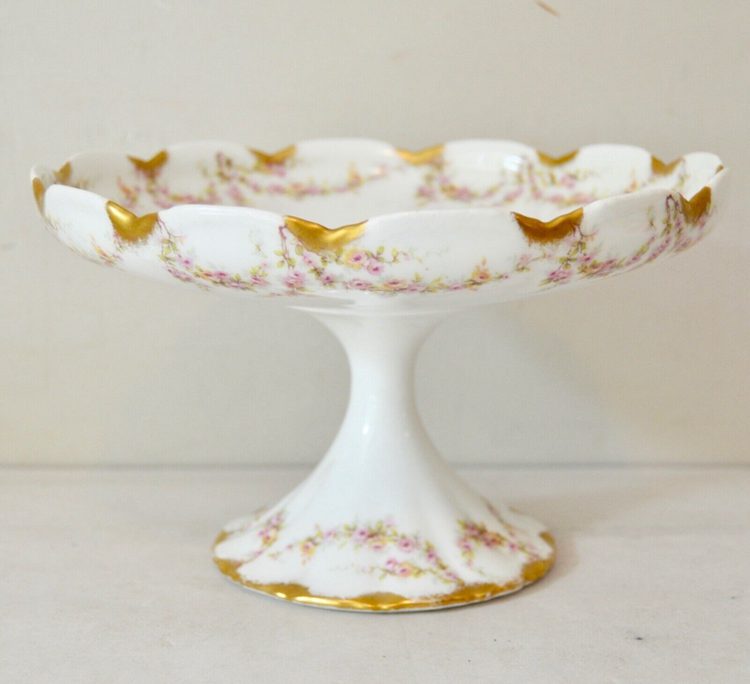 Theo Haviland Rose Garland Cake Stand