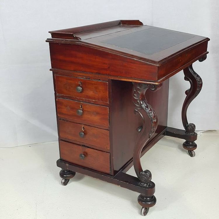 Victorian Mahogany Davenport